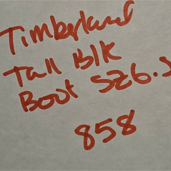 Timberland 23344 / 9326 Black Leather Waterproof Lace-up Tall Boots 6 5 M - Picture 11 of 11